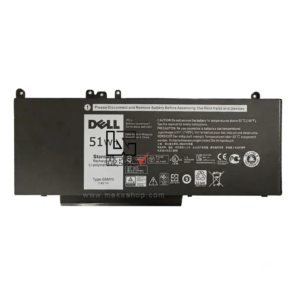باتری اورجینال لپ تاپ Dell Latitude E5450 مدل...