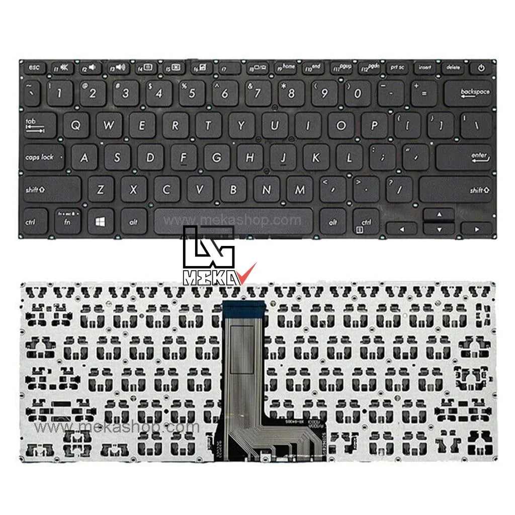 کیبورد لپ تاپ ایسوس Asus VivoBook R423 اینتر کوچک