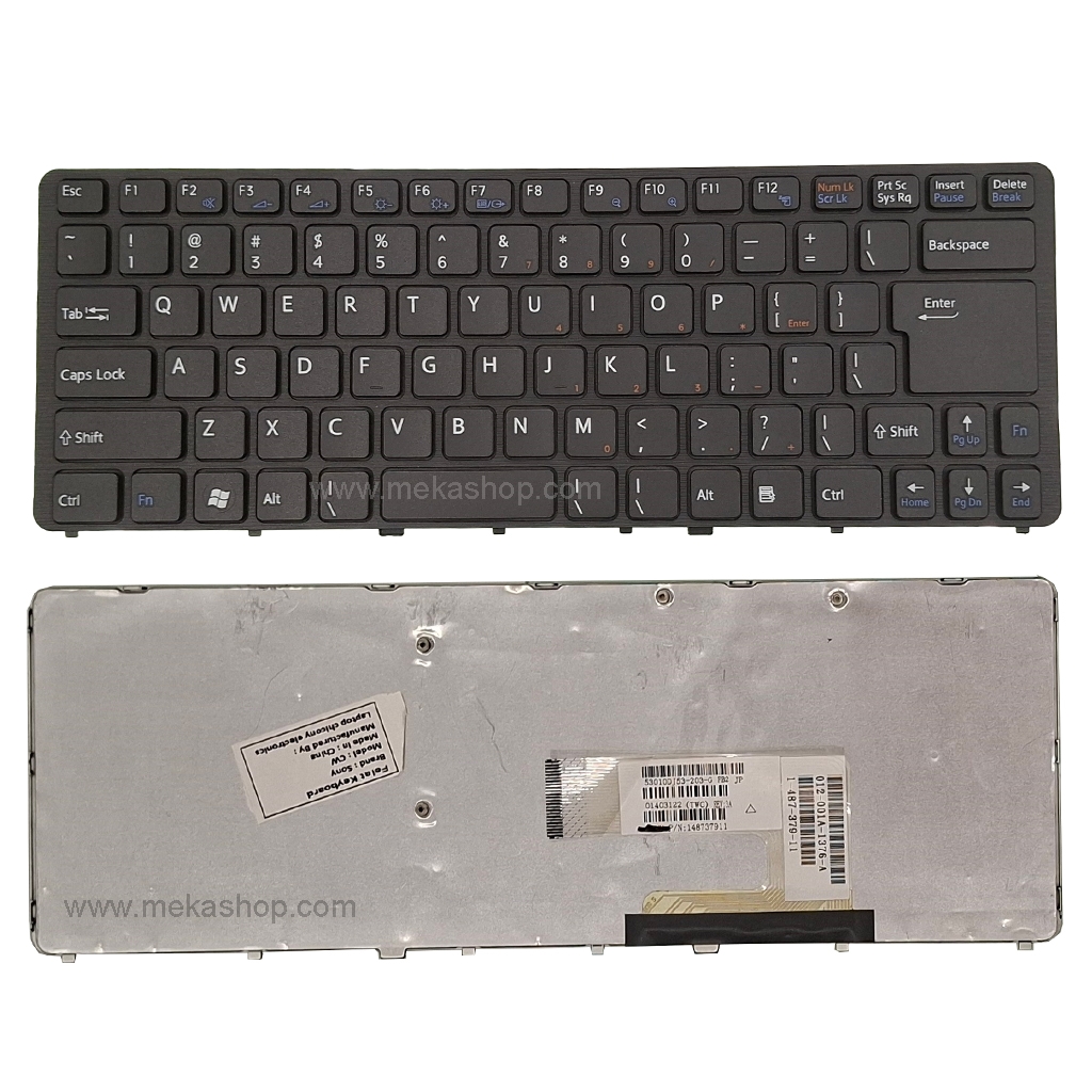 کیبورد لپ تاپ سونی Sony VGN-NW