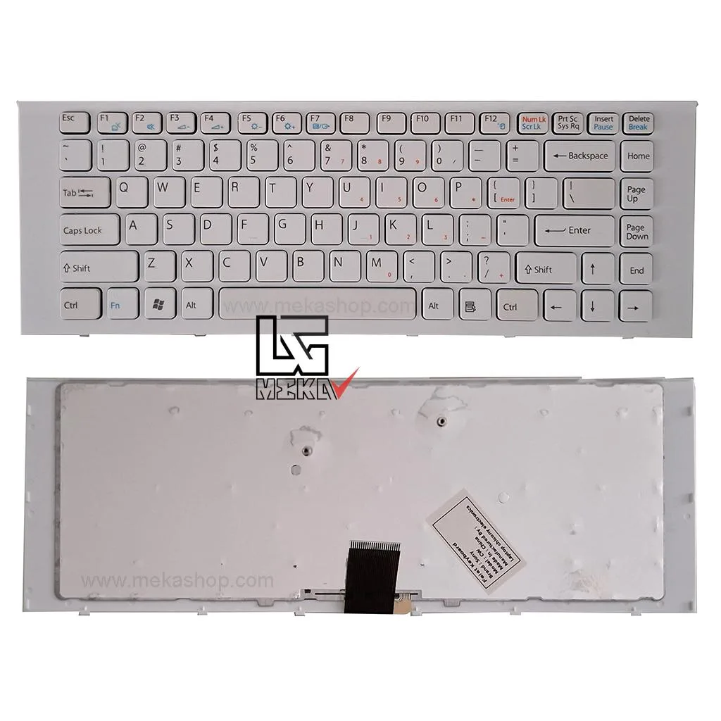 کیبورد لپ تاپ سونی Sony Vaio VPC-EG سفید