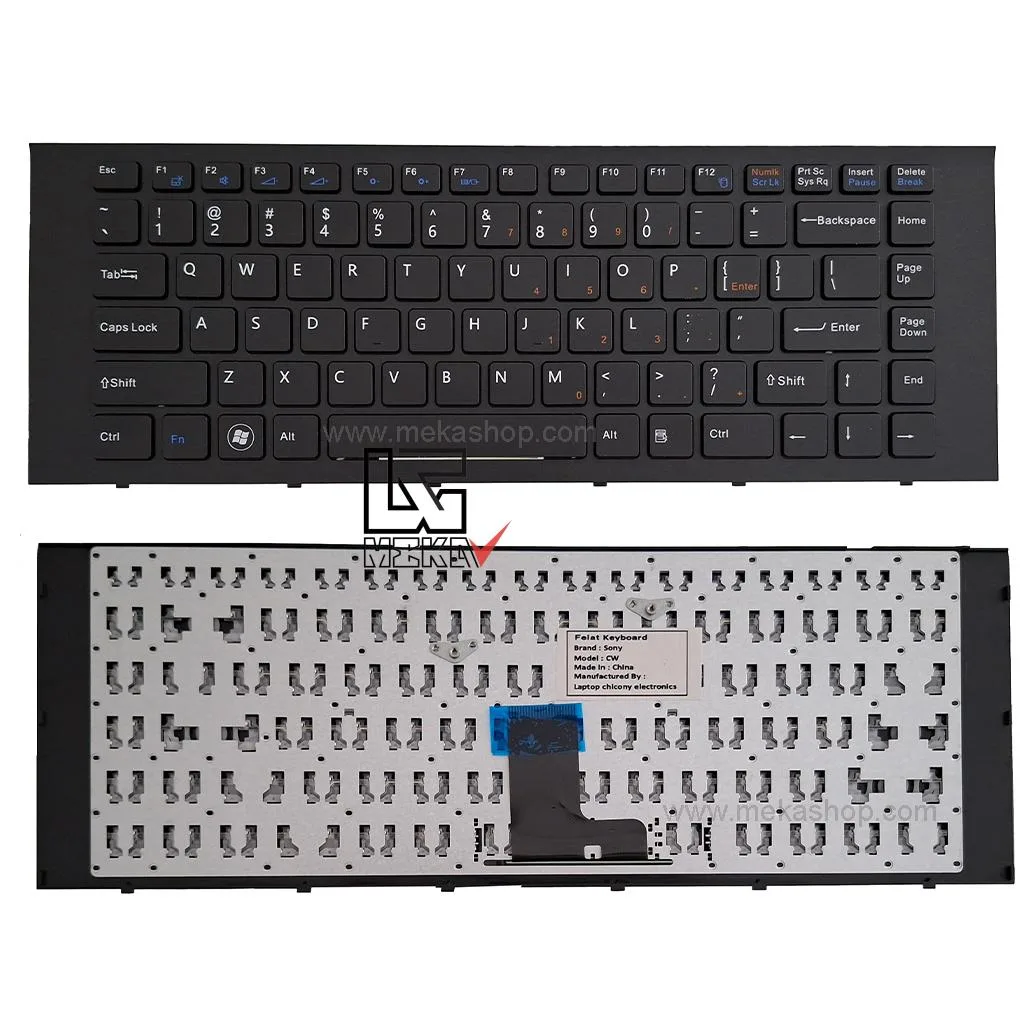 کیبورد لپ تاپ سونی Sony Vaio VPC-EG مشکی