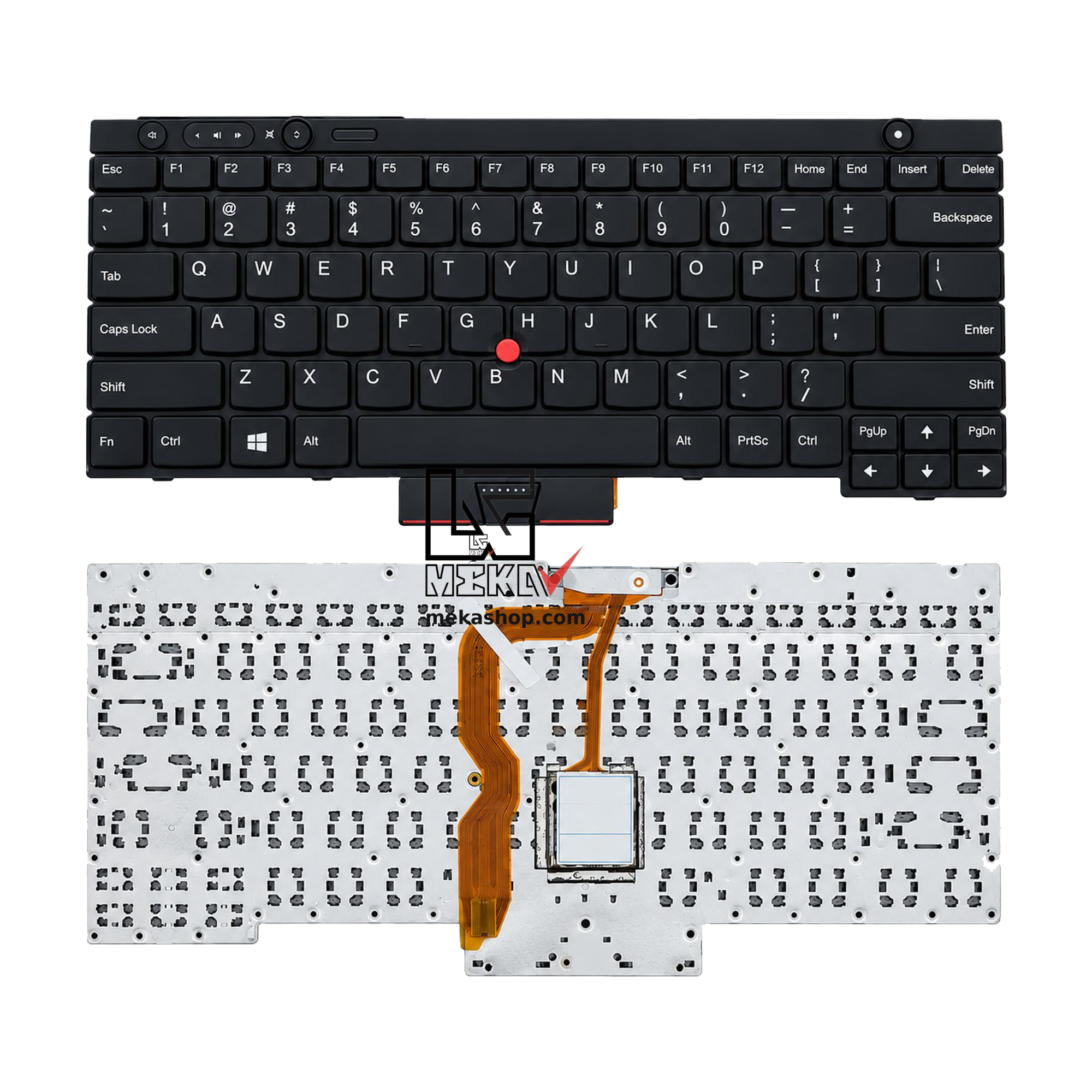 کیبورد لپ تاپ لنوو Lenovo IdeaPad 530S-14 Yoga 730-15IKB مشکی US Layout