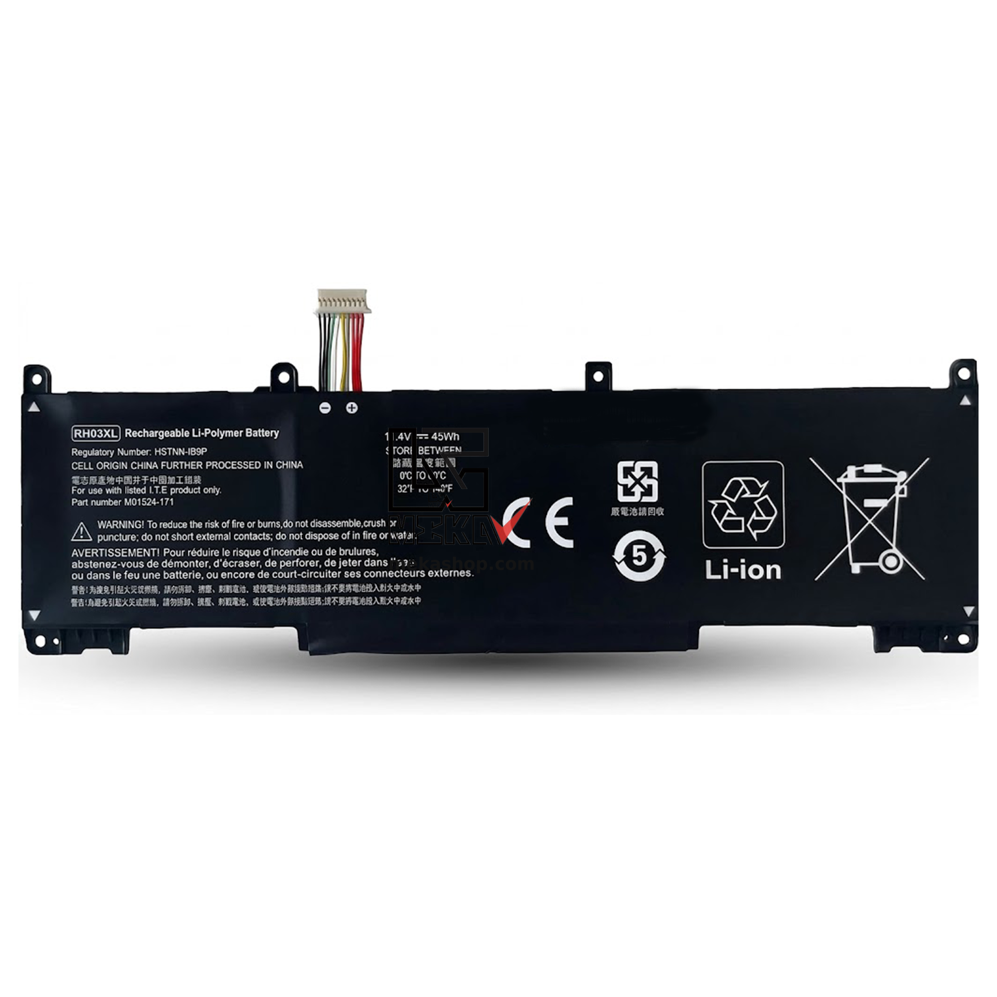 باتری لپ تاپ اچ پی HP ProBook 430 440 G8 مدل RH03XL