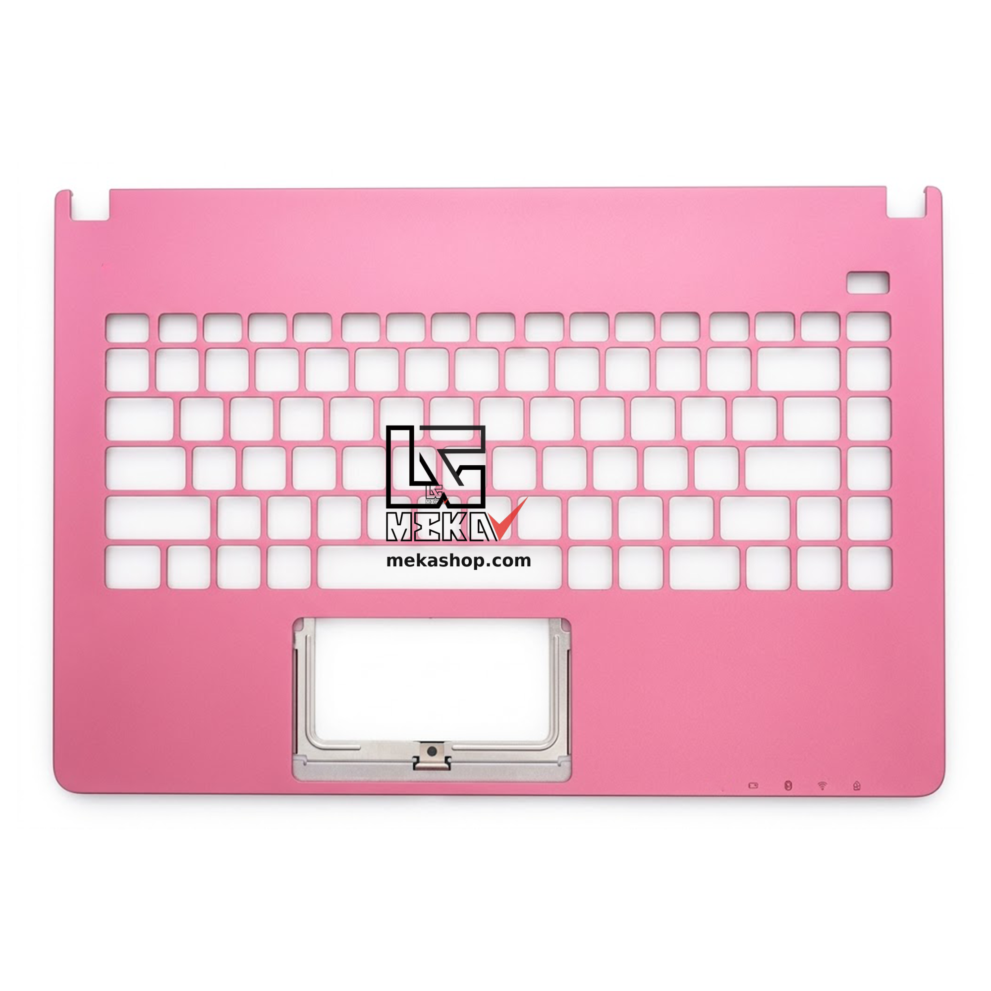 قاب دور کیبورد و کیبورد لپ تاپ ایسوس ASUS X401A صورتی کارکرده