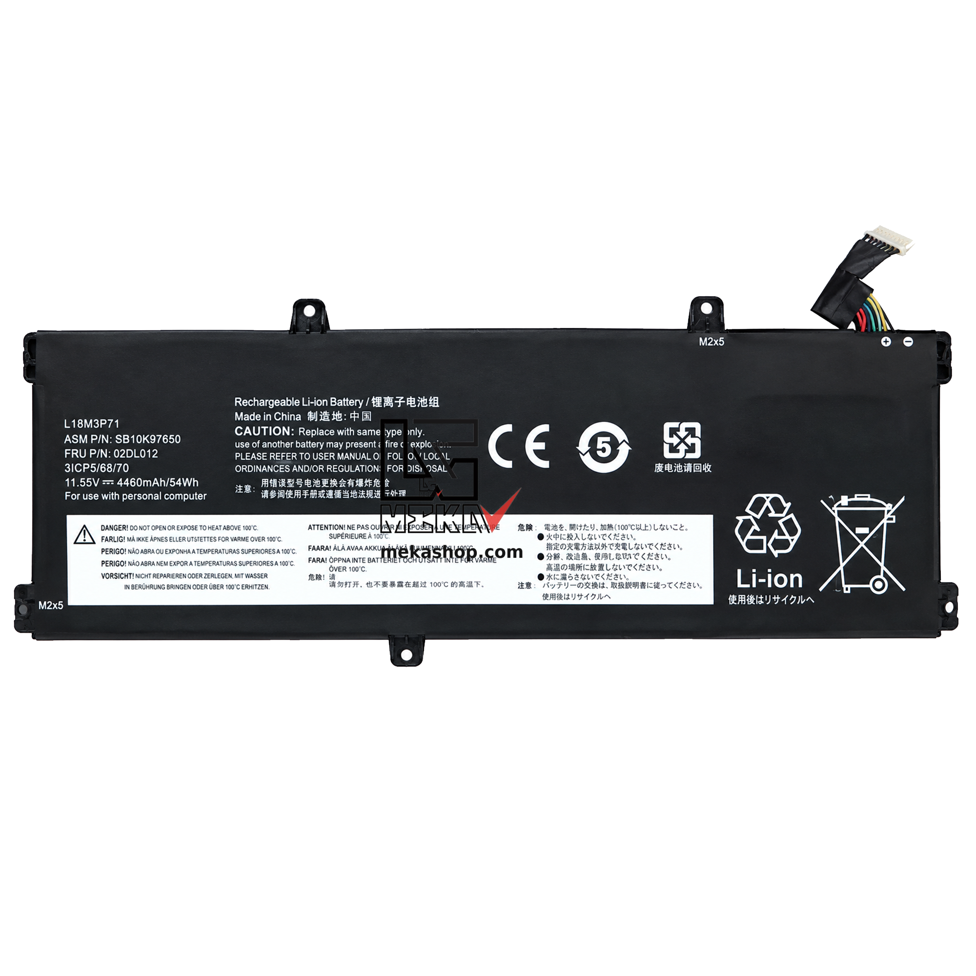 باتری لپ تاپ لنوو Lenovo ThinkPad T590 P53s T15 P15s مدل L18M3P7