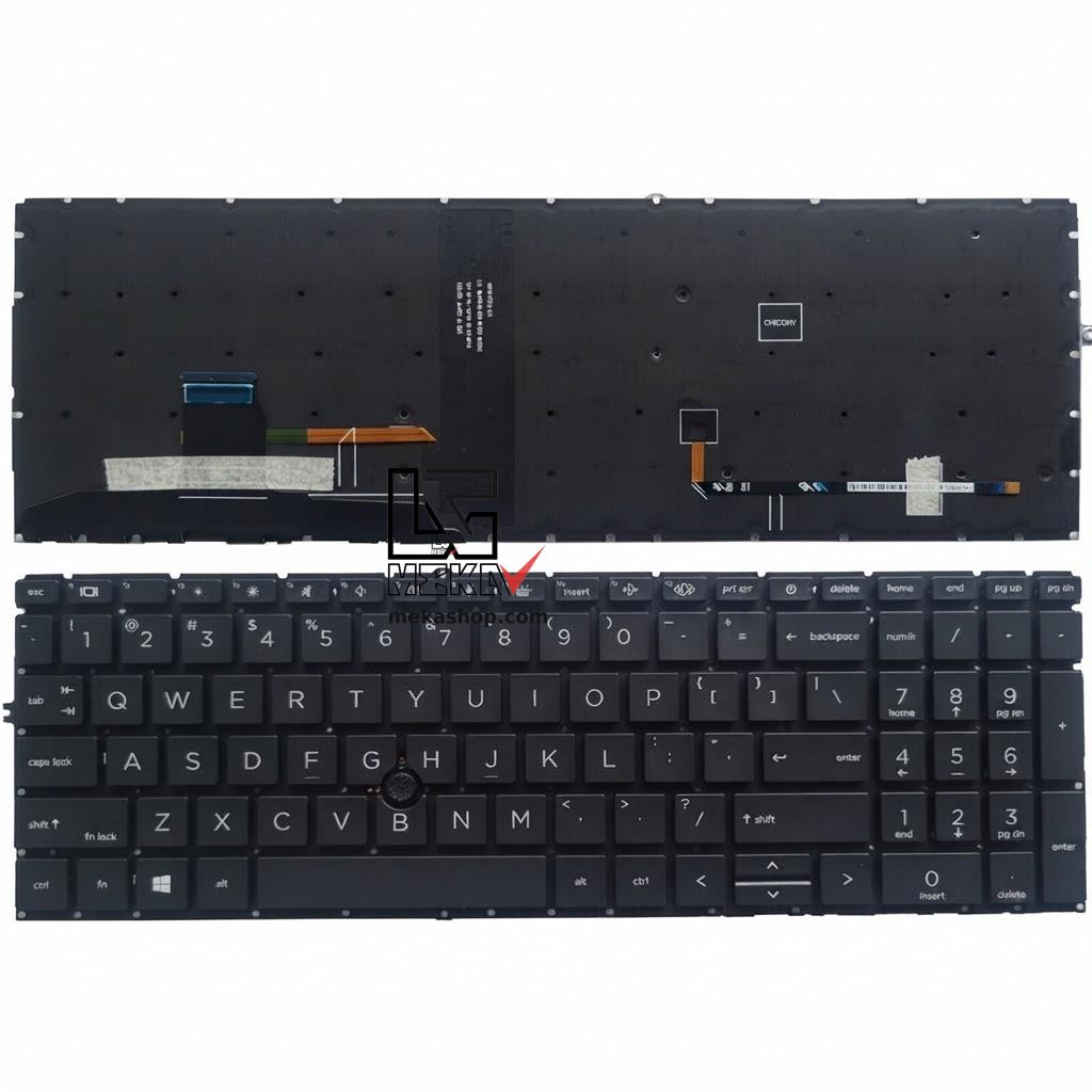 کیبورد لپ تاپ اچ پی HP ZBook Firefly 15 G7 G8 بک لایت