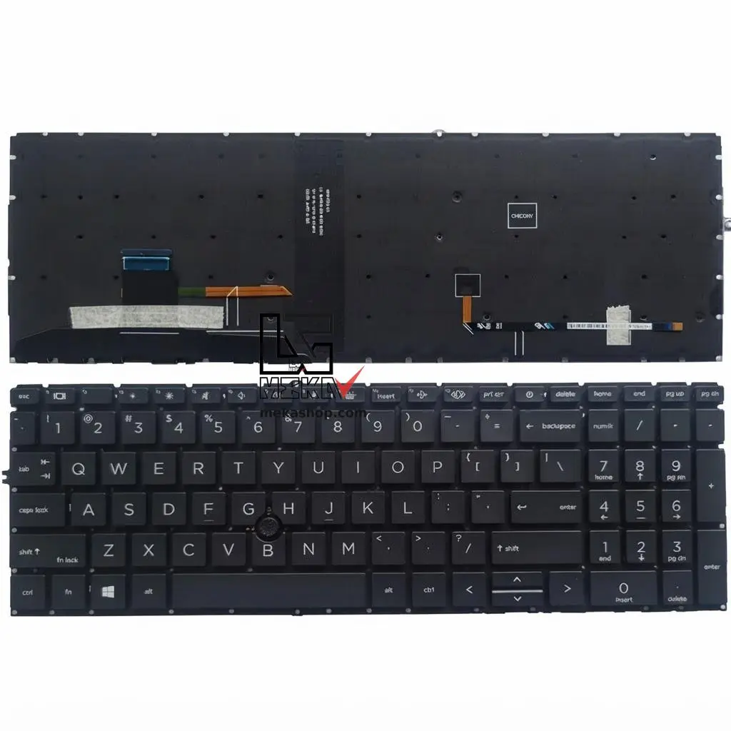 کیبورد لپ تاپ اچ پی HP ZBook Firefly 15 G7 G8 بک لایت