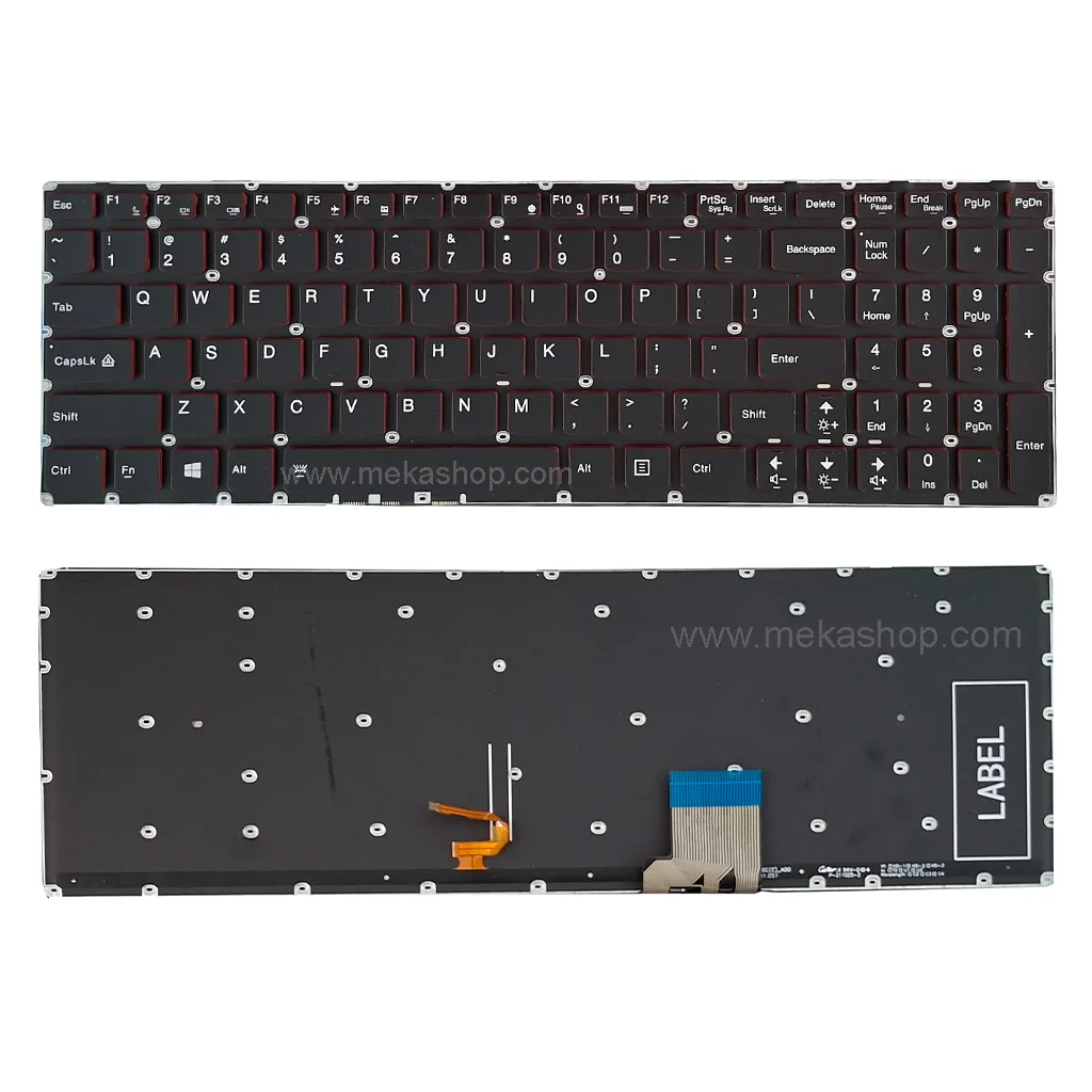 کیبورد لپ تاپ لنوو Lenovo Y50-70 با بک لایت