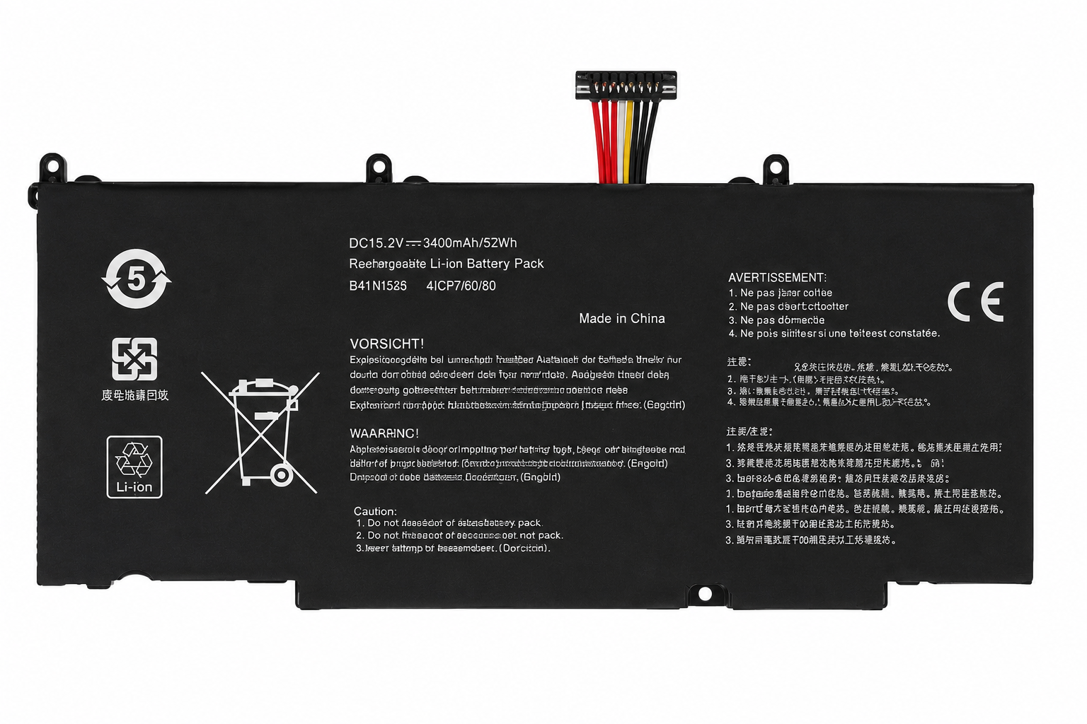 باتری لپ تاپ ایسوس Pn: B41N1526) ROG G502VM)