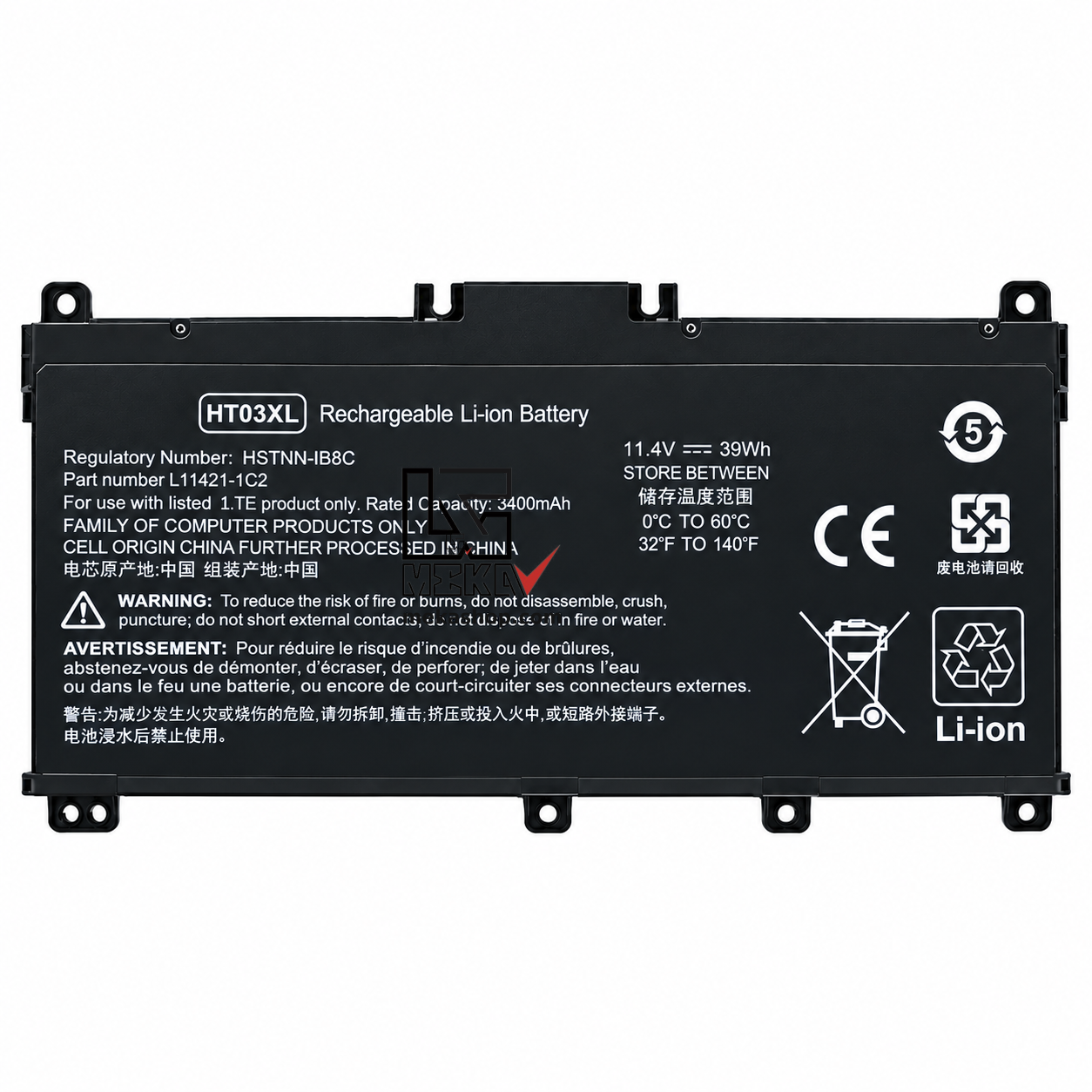 باتری لپ تاپ اچ پی HP Pavilion 15-EG...