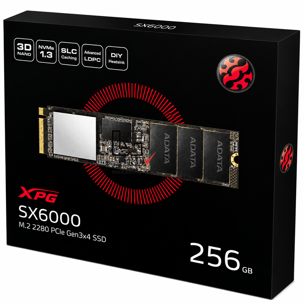 حافظه SSD ای دیتا XPG SX6000 Lite مدل ASX6000LNP-256GT-C ظرفیت 256GB