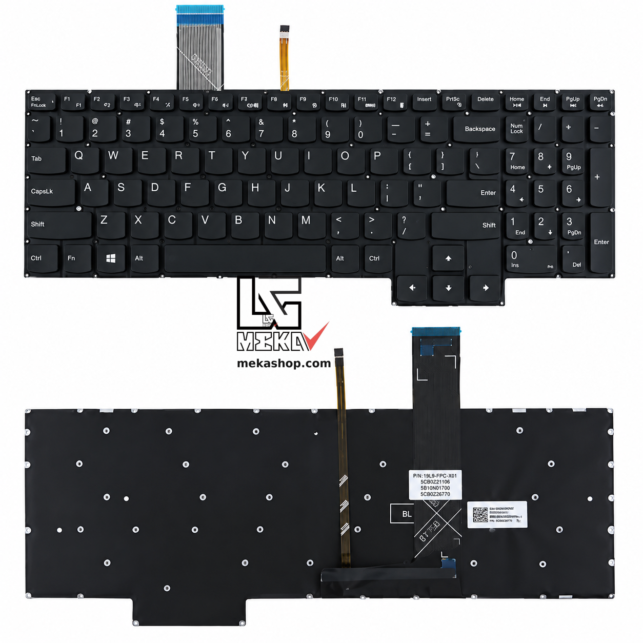 کیبورد لپ تاپ لنوو کیبورد لپ تاپ لنوو Lenovo Legion 5 15ARH05 15IMH05 15ITH6 15ACH6 با بکلایت