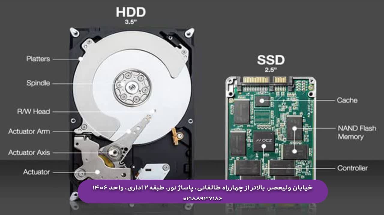 برتری SSD نسبت به HDD