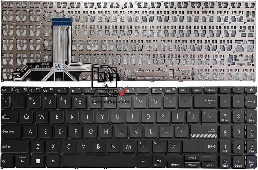 کیبورد لپ تاپ ASUS VivoBook P1603 M1603 F1603 X1605 M1605 P1605 S1605 مشکی بک لایت