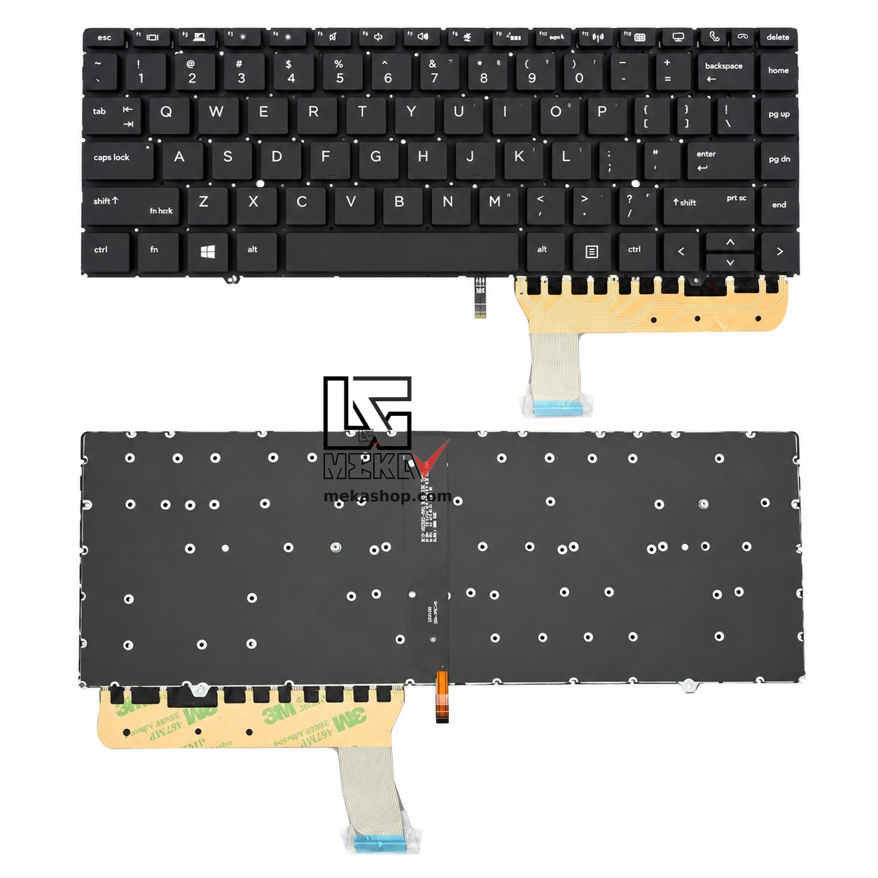 کیبورد لپ تاپ اچ پی HP ZBook Studio G5 با بکلایت (Backlit)