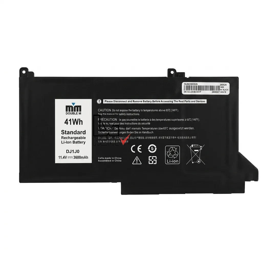 باتری لپ تاپ Dell Latitude E7280 مدل DJ1J0 با کیفیت بالا و سازگار با سری Latitude Dell