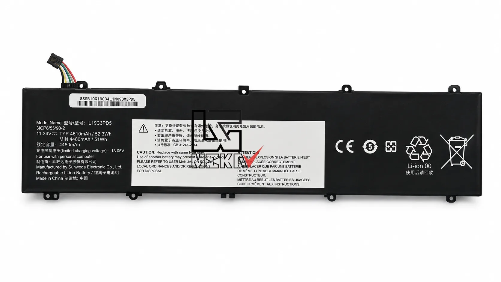 باتری لپ تاپ لنوو Pn: L19c3pd5) Lenovo Thinkpad...