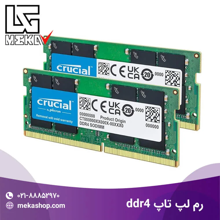 انواع رم لپ تاپ DDR4