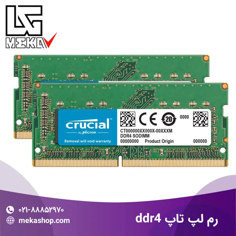 انواع رم لپ تاپ DDR4